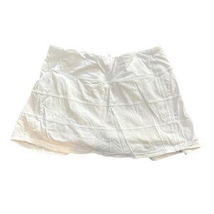 lululemon athletica Crisp White Mini Skirt